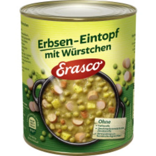 Mittag · Erasco Erbsen-Eintopf 800g