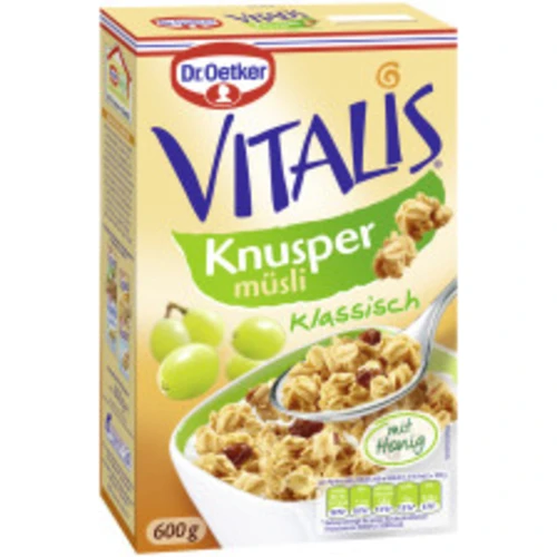 Frühstück · Dr. Oetker Vitalis Knuspermüsli 600g